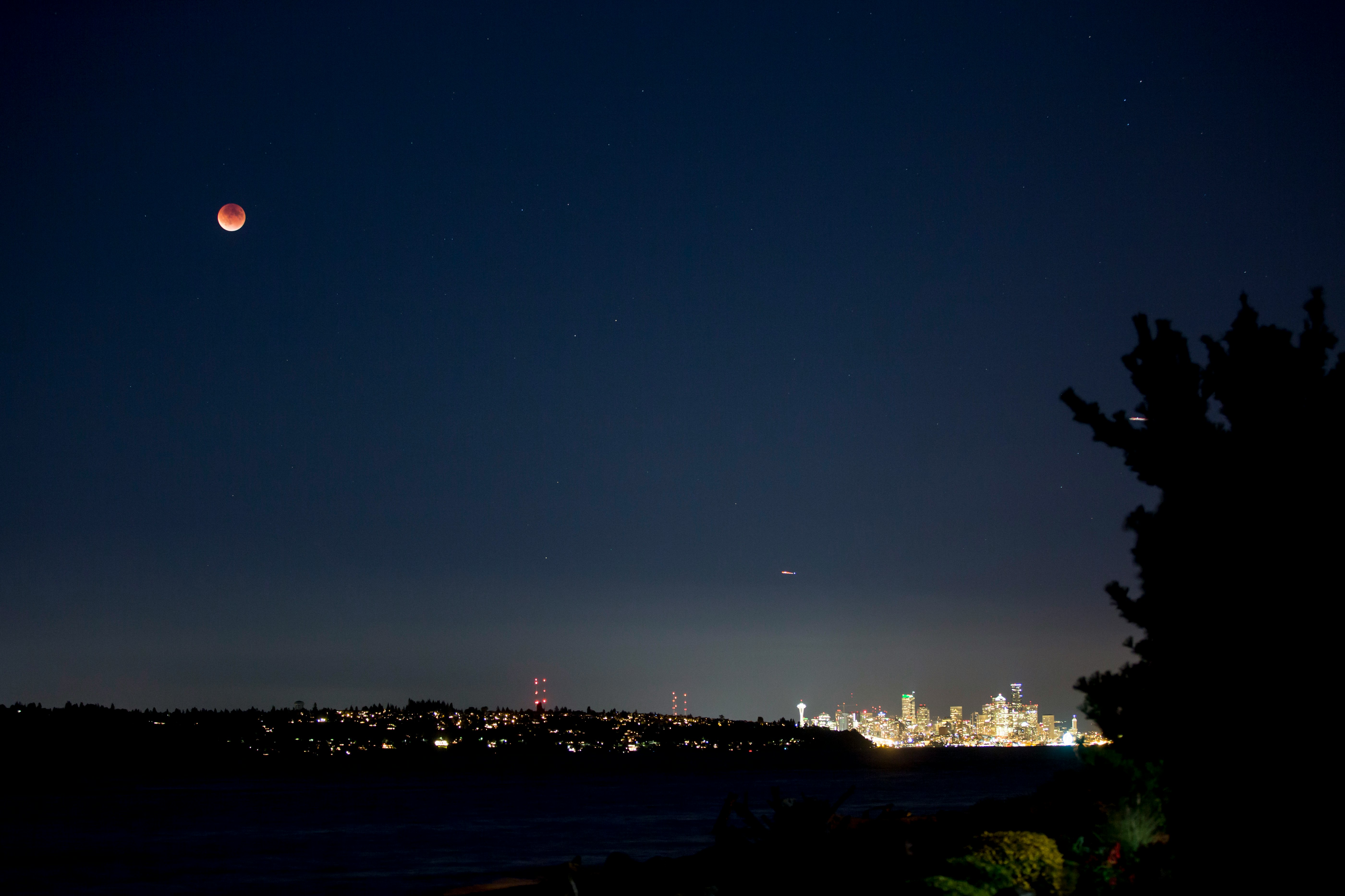 panoramic photography of city at night